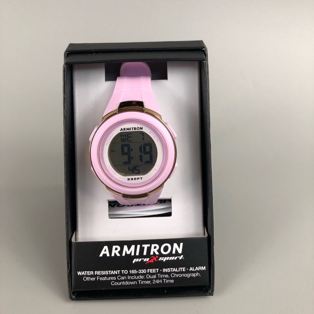 Armitron Pink Smartwatch with Digital Display